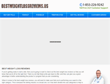Tablet Screenshot of bestweightlossreviews.us